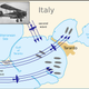(Swordfish photo by Lt S J Beadell, Royal Navy; Map by Pinpin)
